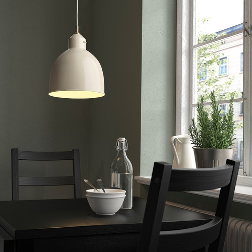 RÖDFLIK Pendant lamp, light beige