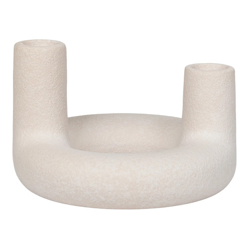 Candlestick Candle Holder, beige