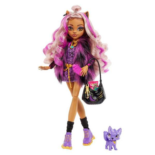 Monster High Clawdeen Wolf Doll With Pet And Accessories HHK52 4+