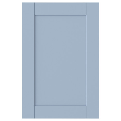 SANNIDAL Door with hinges, blue, 40x60 cm