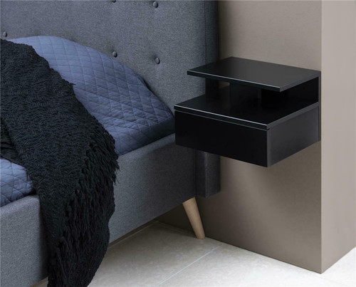 Bedside Table Ashlan, black