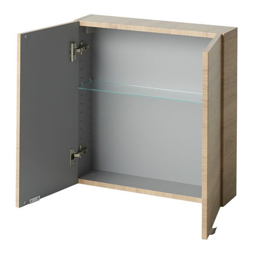 Bathroom Wall Cabinet GoodHome Imandra 60x60x15cm, wood