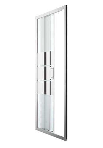 GoodHome Sliding Shower Door Beloya 80 cm, chrome/mirror glass