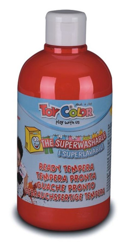 Toy Color Tempera Paint 1000ml, red