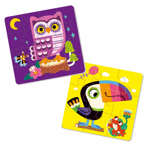 Foam Baby Puzzle 9/16pcs Toucan/Owl 3+