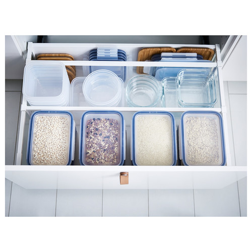 IKEA 365+ Food container, square, plastic, 750ml