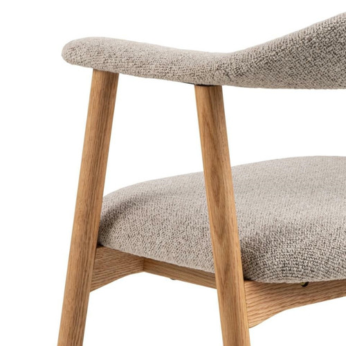 Dining Chair Addi, oak/beige