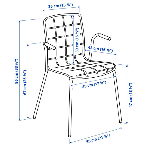 LÄKTARE Conference chair, light green/white