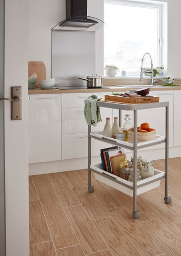 GoodHome Kitchen Trolley Budu