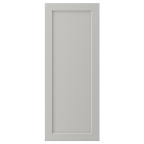 LERHYTTAN Door, light grey, 40x100 cm