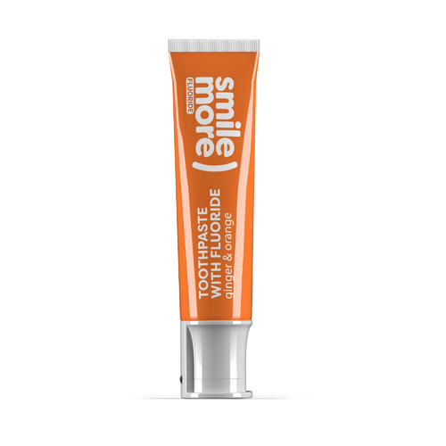 HISKIN Smile More Toothpaste With Fluoride Orange & Ginger 30 ml