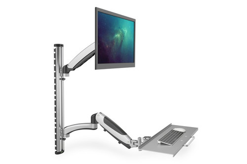 Flexible LCD Wall Mount + Keyboard Max. 27" 8kg