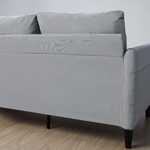 ANGERSBY 3-seat sofa, with chaise longue/Knisa light grey