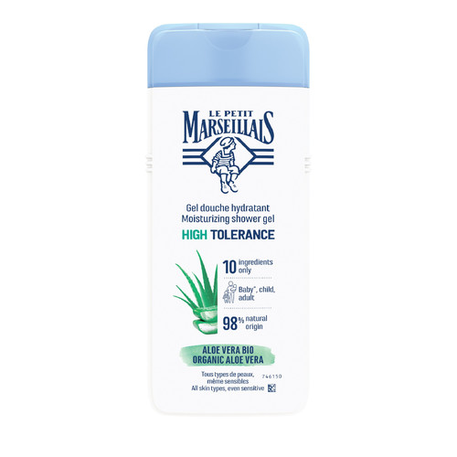 Le Petit Marseillas Moisturizing Shower Gel Organic Aloe Vera 98% Natural 400ml