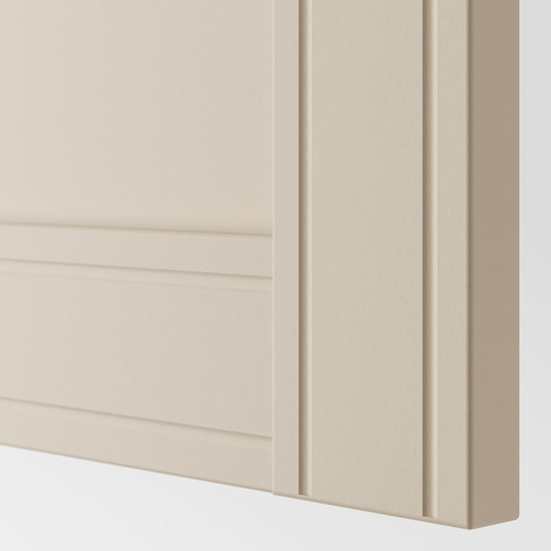 FLISBERGET Door, light beige, 50x229 cm