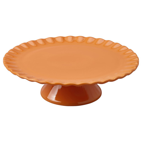 HÖSTAGILLE Serving stand, orange, 28 cm