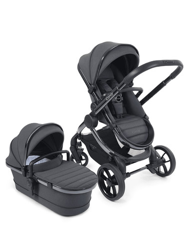 iCandy Peach 7 Designer Pushchair and Carrycot Dark Grey - Complete Bundle