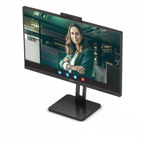 AOC 27" Monitor Q27P3QW IPS HDMI DP Pivot Camera