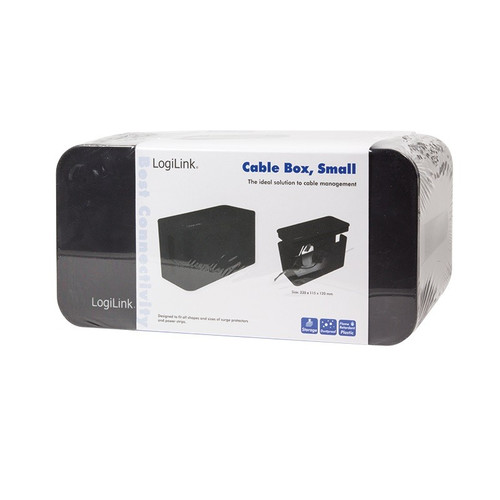 LogiLink Cable Box, black