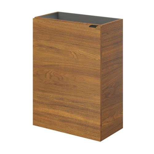 Goodhome Wash-Basin Cabinet Wall-Mounted Imandra 44 cm, walnut