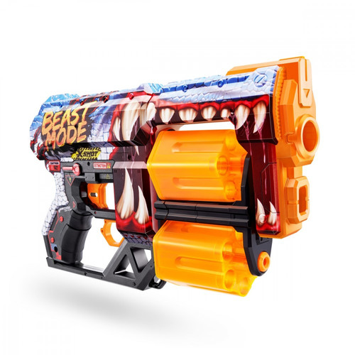 ZURU X-Shot Launcher SKINS DREAD 12 Darts Beast 8+