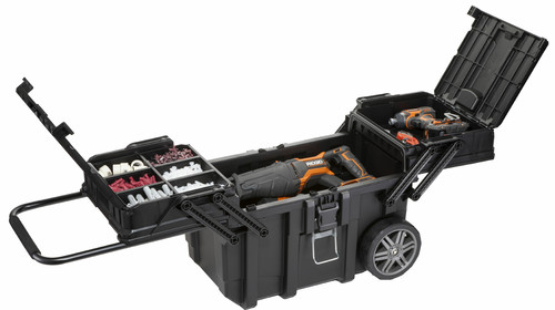 Keter Toolbox with Wheels Job Box, black