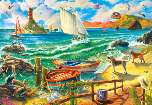 Castorland Jigsaw Puzzle Weekend at the Seaside 1000pcs