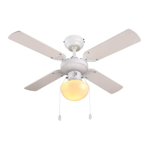 Ceiling Fan Light 92 cm E27 CCT DIM, white