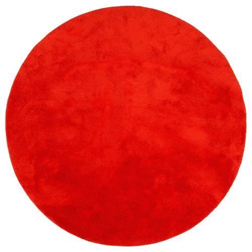 STOENSE Rug, low pile, red, 195 cm