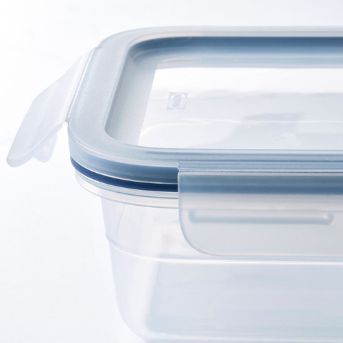 IKEA 365+ Food container, rectangular, plastic, 21x15 cm