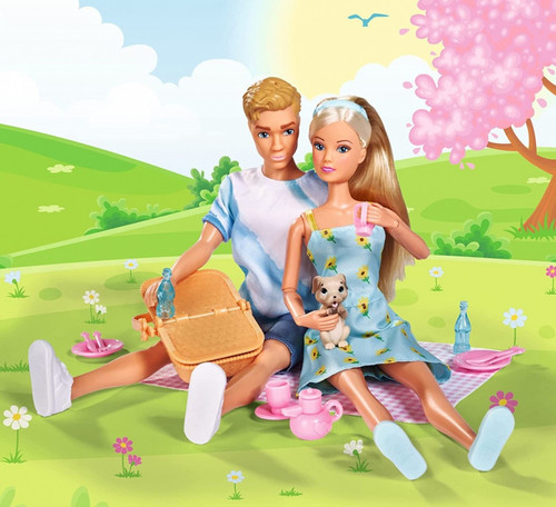 Steffi Love Steffi Doll & Kevin Doll Picnic Fun 3+