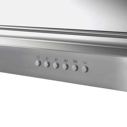 OMNEJD Ceiling-mounted extractor hood, stainless steel, 90 cm