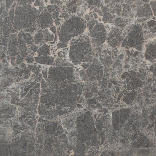 EKBACKEN Worktop, dark grey, marble effect laminate, 246x2.8 cm