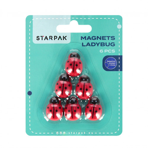 Magnets Ladybug 6pcs