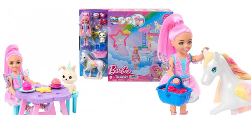 Barbie A Touch Of Magic Chelsea Doll Playset HNT67 3+