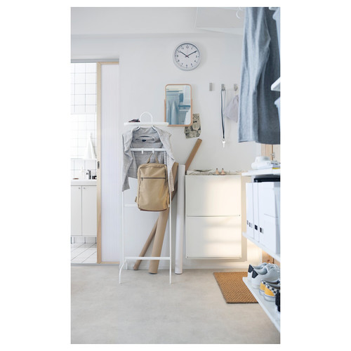 TRONES Shoe/storage cabinet, white, 52x39 cm, 2 pack