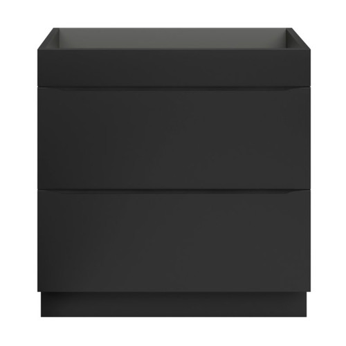 GoodHome Wash-basin Cabinet Imandra 80 cm, matt black