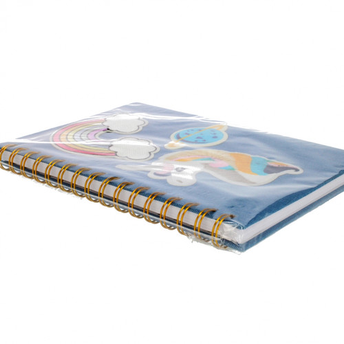 Spiral Notebook Jeans Unicorn