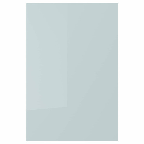 KALLARP Door, high-gloss light grey-blue, 40x60 cm