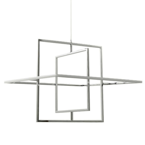 GoodHome Pendant Lamp LED Kohmani 50cm 1700lm, chrome