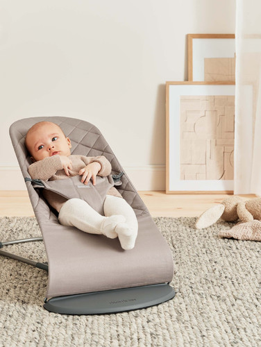 BABYBJÖRN Bouncer Bliss WOVEN, Sand Grey