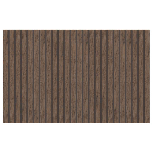 BJÖRKÖVIKEN Door/drawer front, brown stained oak veneer, 60x38 cm