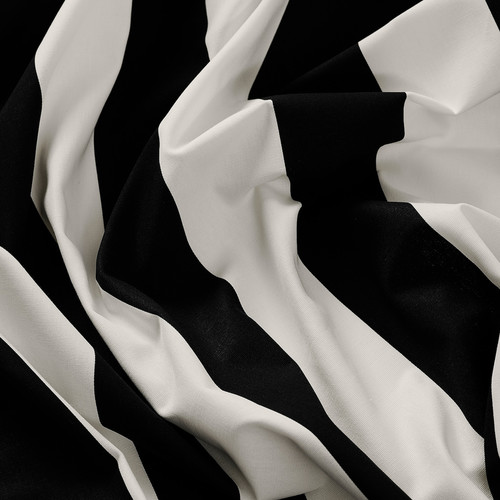 VARGTÖREL Pre-cut fabric, black/white, 150x300 cm