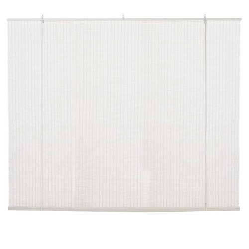 Corded Bamboo Roller Blind Colours Java 180x180cm, white