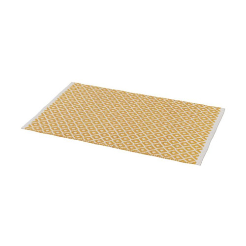 GoodHome Bath Mat Koros 50 x 80 cm, yellow