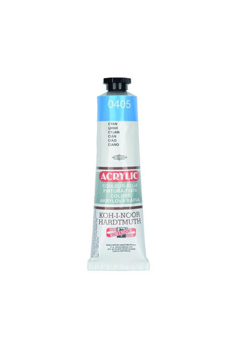 Koh-i-Noor Acrylic Paint Colour 0405 Cyan 40ml