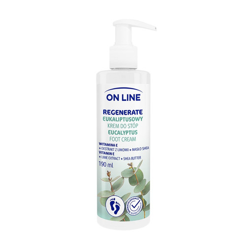 On Line Eucalyptus Foot Cream Regenerate 190ml