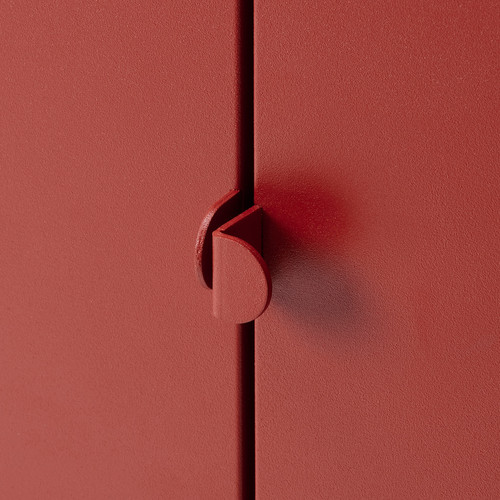 KOLBJÖRN Cabinet in/outdoor, brown-red, 80x81 cm