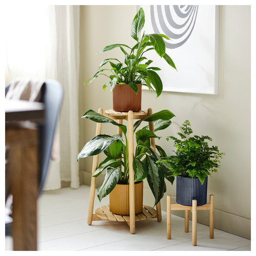 DAKSJUS Plant stand, bamboo, 60 cm