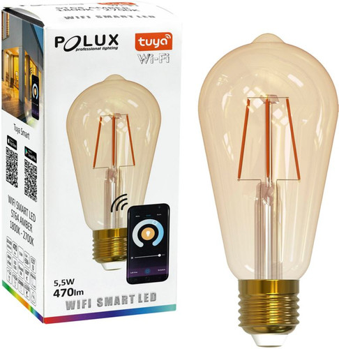 Goldlux LED Smart Bulb ST64 E27 470lm 18/27K WiFi